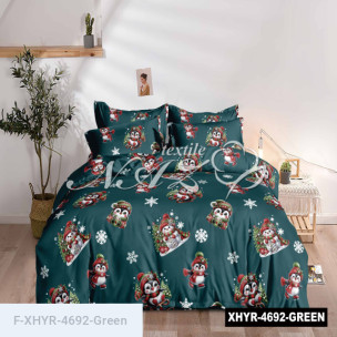 Ткань для Постельного белья Фланель XHYR-4692-Green_72031