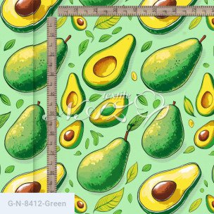 Ткань для постельного белья Голд Euro N-8412-Green_72288