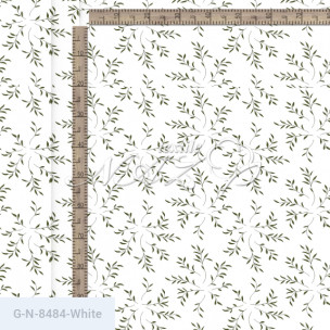 Ткань для постельного белья Голд Euro N-8484-White_72737