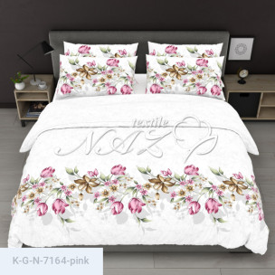 Комплект постельного белья Gold N-7164-pink_2150