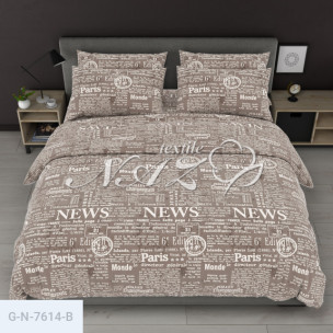 Ткань для постельного белья Голд Euro N-7614-B_65755