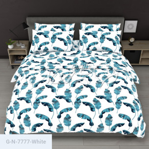 Ткань для постельного белья Голд Euro N-7777-White_71354