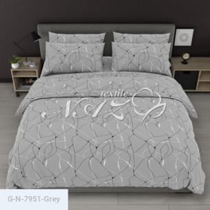Тканина для постільної білизни Голд N-7951-Grey_71349