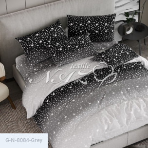 Ткань для постельного белья Голд Euro N-8084-Grey_70648