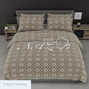 Тканина для постільної білизни Голд Euro N-8114-Beige_70850