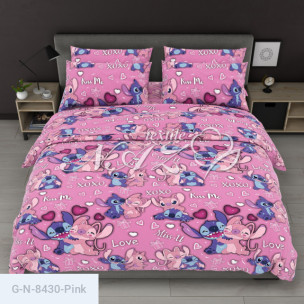 Ткань для постельного белья Голд Euro N-8430-Pink_72319