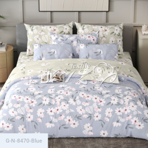 Тканина для постільної білизни Голд Euro N-8470-Blue_72630
