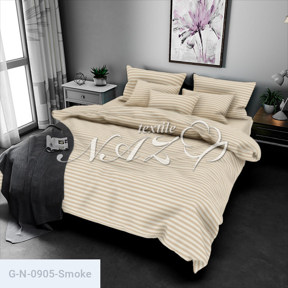 Ткань для постельного белья Голд Euro N-0905-Smoke - фото 3