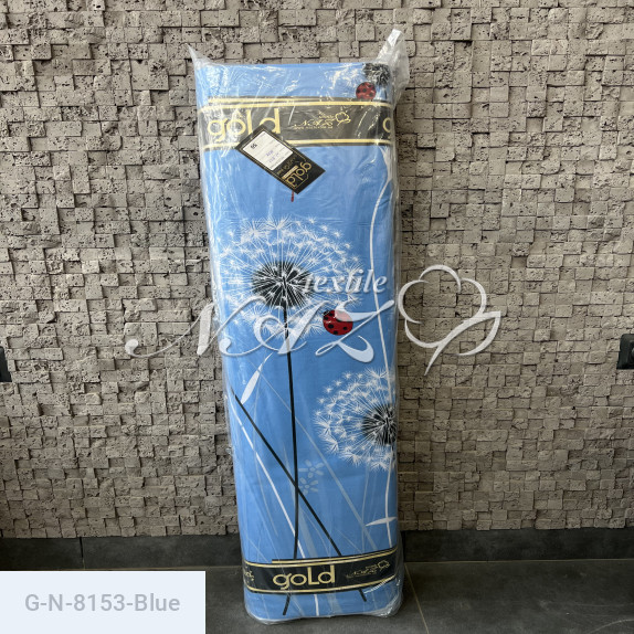 Тканина для постільної білизни Голд N-8153-Blue - фото 4