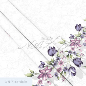 Ткань для постельного белья Голд Euro N-7164-violet_2204