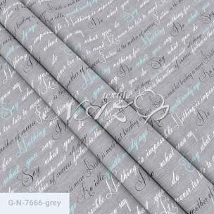 Ткань для постельного белья Голд Euro N-7666-grey_66368