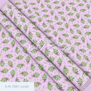 Ткань для постельного белья Голд Euro N-7881-violet_69527