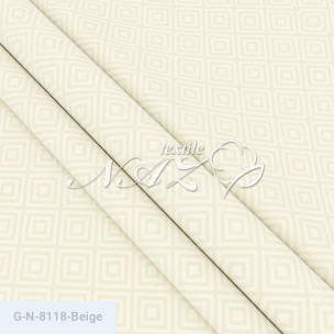Тканина для постільної білизни Голд Euro N-8118-Beige_70998
