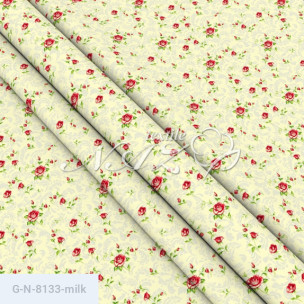 Ткань для постельного белья Голд Euro N-8133-milk_1353