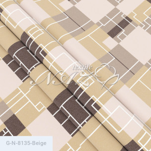 Ткань для постельного белья Голд Euro N-8135-Beige_71397