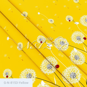 Ткань для постельного белья Голд Euro N-8153-Yellow_71774