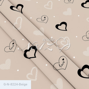 Ткань для постельного белья Голд Euro N-8224-Beige_71842