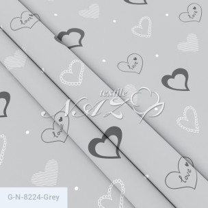Ткань для постельного белья Голд Euro N-8224-Grey_71843