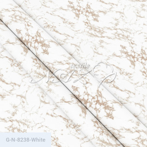 Ткань для постельного белья Голд Euro N-8238-White_71845