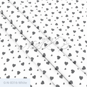 Ткань для постельного белья Голд Euro N-8316-White_72020