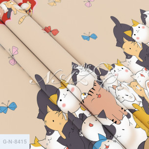 Ткань для постельного белья Голд Euro N-8415_72298