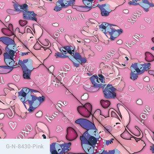 Ткань для постельного белья Голд Euro N-8430-Pink_72319