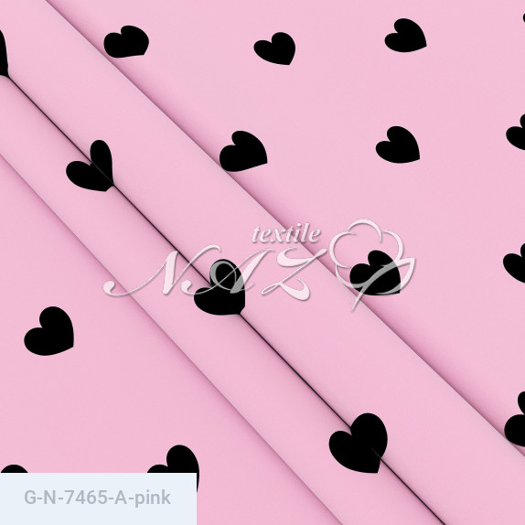 Ткань для постельного белья Голд Euro N-7465-A-pink - фото 1