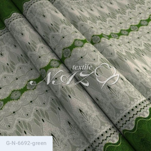 Ткань для постельного белья Голд N-6692-green_2543