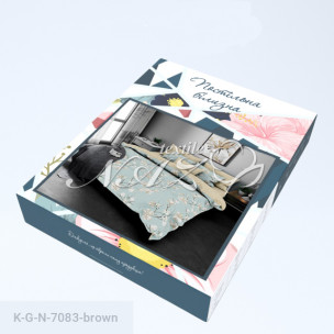 Комплект постельного белья Gold N-7083-brown_9409