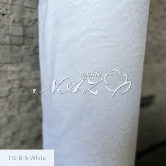 Тканина тиснена B-5-White - фото 2