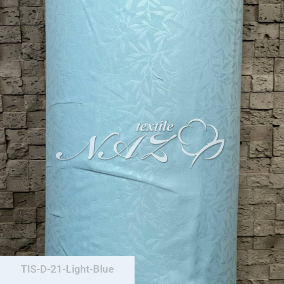 Тканина тиснена D-21-Light-Blue - фото 3