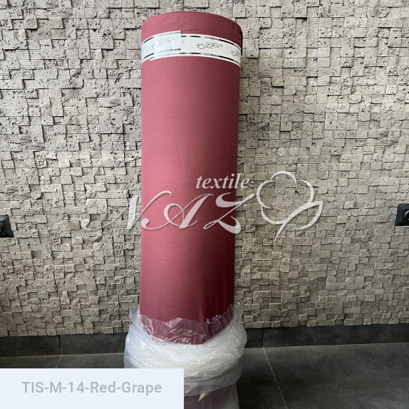 Тканина тиснена M-14-Red-Grape - фото 2