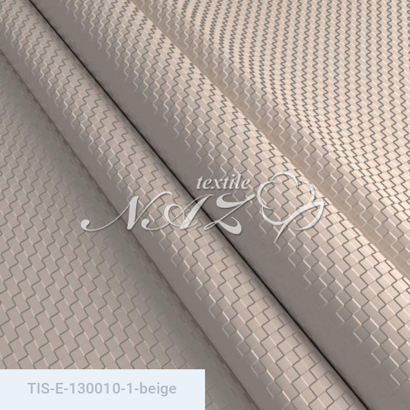 Ткань тисненая E-130010-1-beige - фото 1