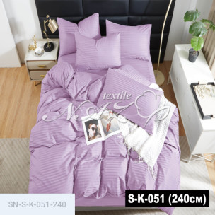 Ткань для постельного белья страйп сатин 240-1 см S-K-051-T_72353