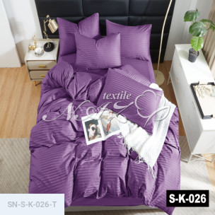 Ткань для постельного белья страйп сатин 220 см S-K-026-T_9748