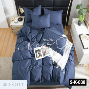 Ткань для постельного белья страйп сатин 220 см S-K-038-T_9780