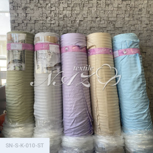 Ткань для постельного белья страйп сатин 220 см S-K-010-ST_71612