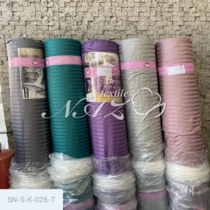 Ткань для постельного белья страйп сатин 220 см S-K-026-T_9748