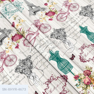 Ткань для постельного белья сатин XHYR-4673_71501