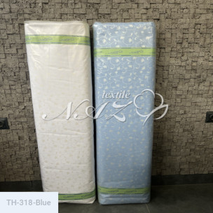 Ткань для пухо-перьевых изделий Тик 140 гр (100% хлопок) 318-Blue_71222