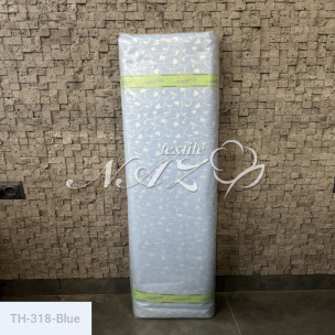 Ткань для пухо-перьевых изделий Тик 140 гр (100% хлопок) 318-Blue_71222