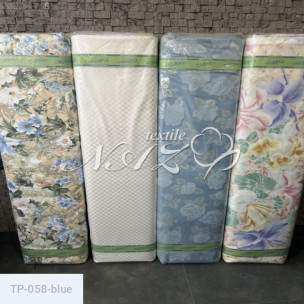 Ткань для пухо-перьевых изделий Тик 120 гр (100% полиэстер) 058-blue_627