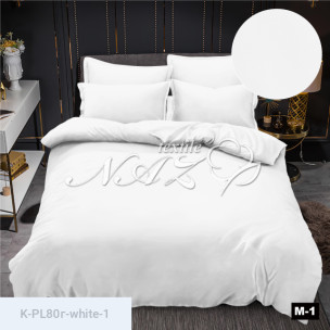 Комплект постільної білизни Поліестер 80 гр white-1_16376