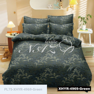 Ткань для постельного белья полиэстер XHYR-4969-Green_72514